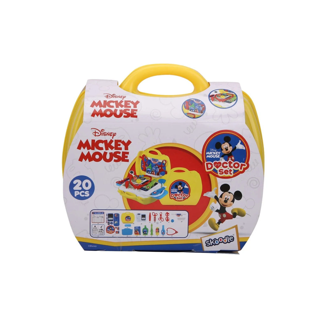 Skoodle Disney Mickey Doctor Set - Kids Medical Role Play Sets For Kids (3 Years+)