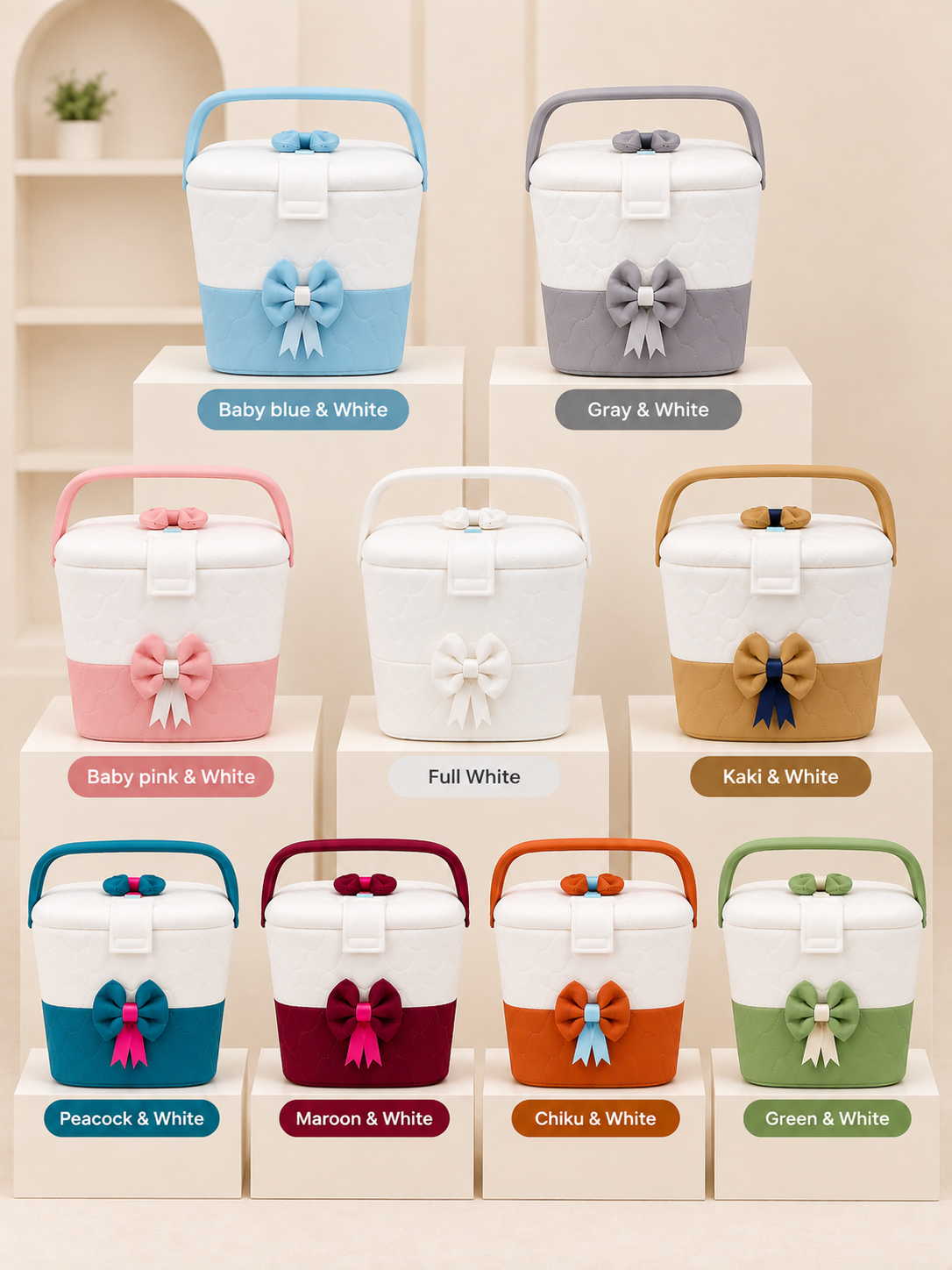 Mogo Mother Basket Cozy Square Shape Storage Box Kids