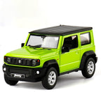 1:18 Scale Suzuki Jimny Diecast Model Car – Metal Toy Car with Openable Doors, Hood & Trunk, Pull Back Action, Realistic Miniature