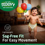 TEDDYY Easy Baby M Size Diaper Pant Style | 7–12 kg | Long Protection Hours | Anti-Bacterial | Airy Breathable Fit | Rapid Soaker Channels with Wetness Indicator