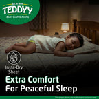 TEDDYY Easy Baby M Size Diaper Pant Style | 7–12 kg | Long Protection Hours | Anti-Bacterial | Airy Breathable Fit | Rapid Soaker Channels with Wetness Indicator