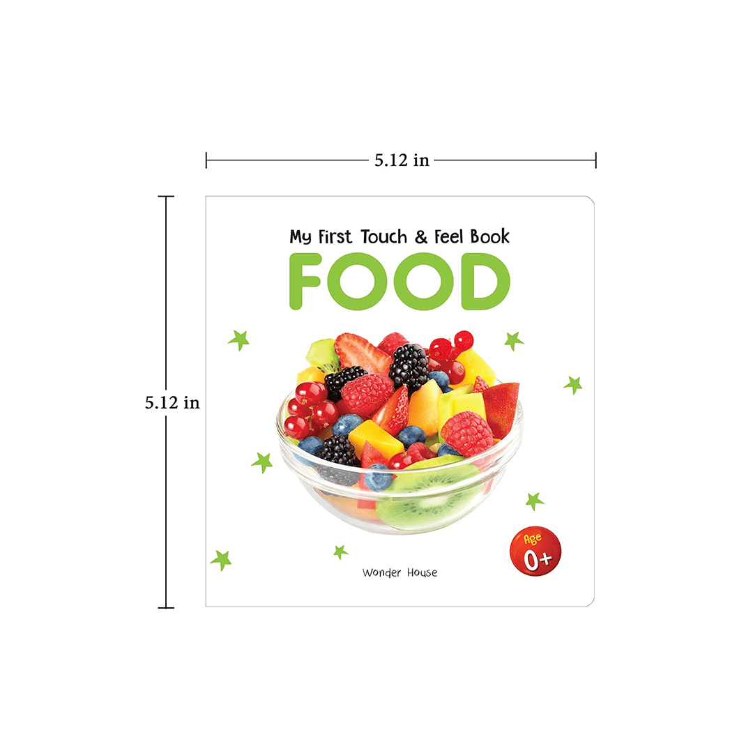 Wonder House Books Wonder House My First Book of Touch And Feel - Food : Touch And Feel Board Book For Children
