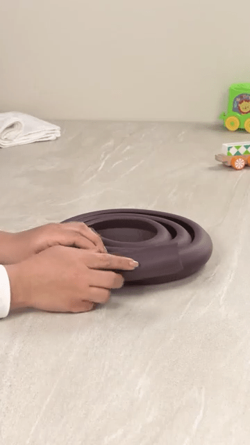 LuvLap Other Gears LuvLap Rubber Furniture Edge Guard Strips for Baby Safety with 5M Adhesive, 10 piece, Non Toxic