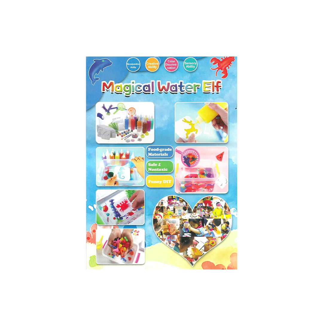 Burani Toys Magic Water ELF Toys, Creative 3D Handmade Magic Gels Toys Homemade DIY Handmade Material Kit