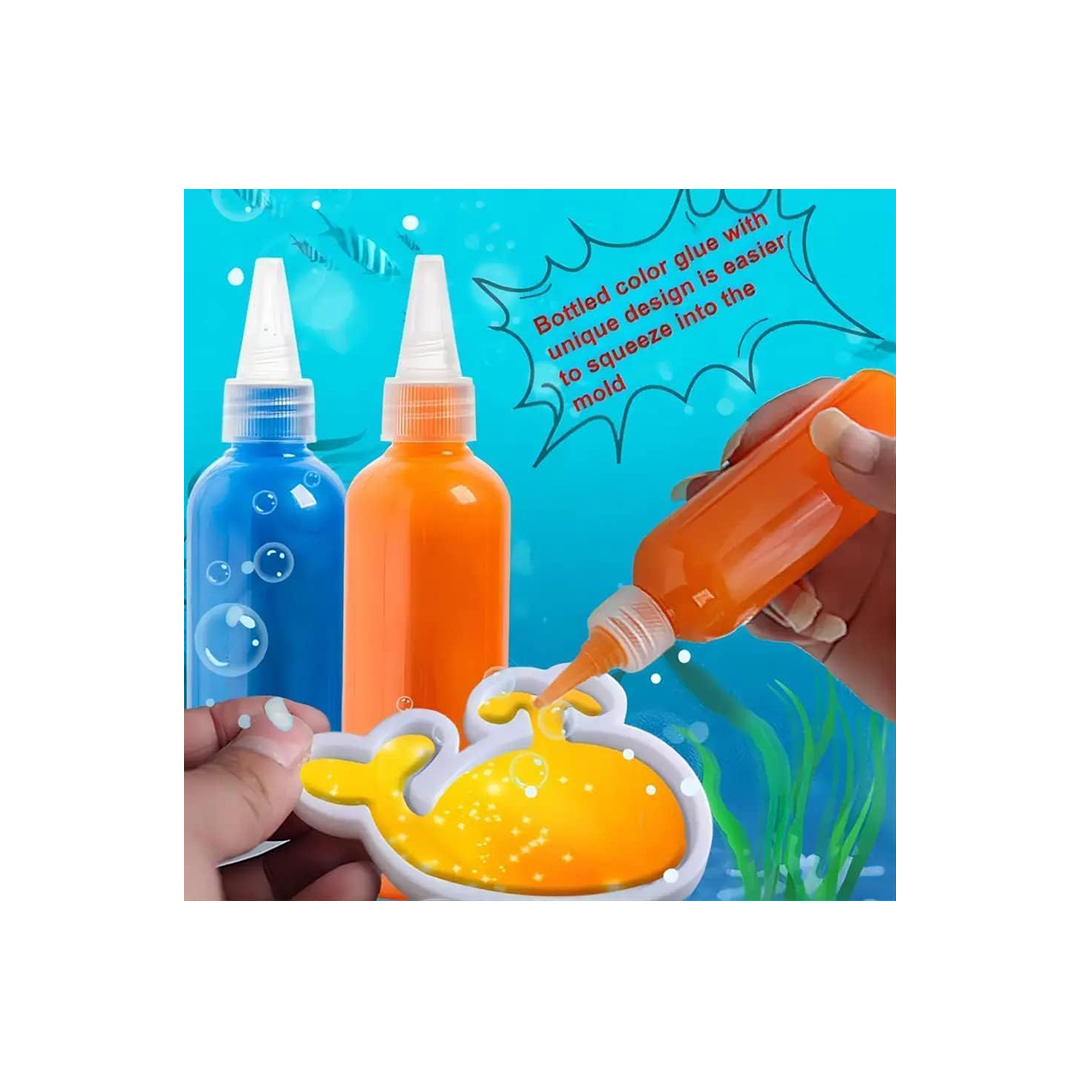 Burani Toys Magic Water ELF Toys, Creative 3D Handmade Magic Gels Toys Homemade DIY Handmade Material Kit