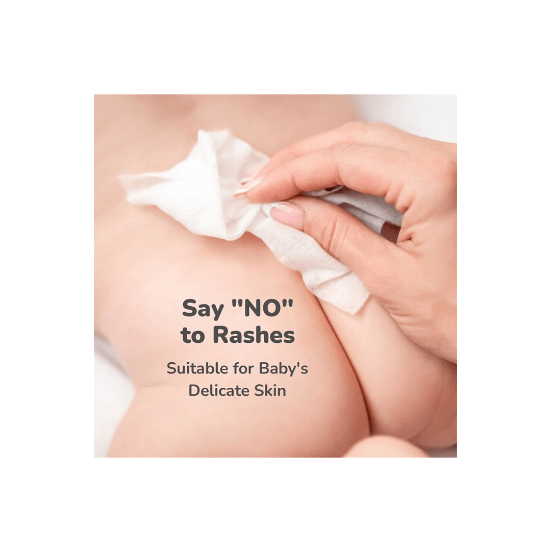 R for Rabbit Baby Care R For Rabbit Feather Aqua Wipes With Calendula Extract (0 Months+)